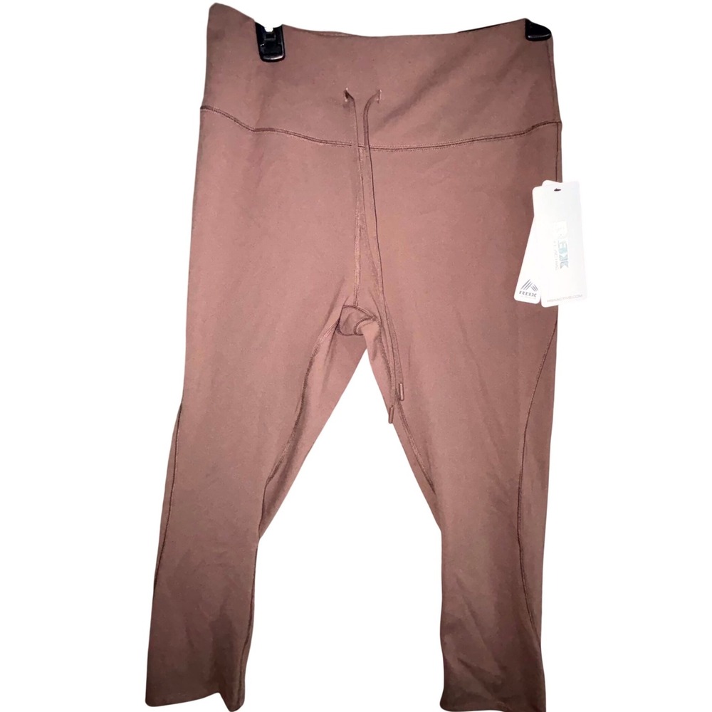 RBX Active Live Life Soft Touch Leggings Womens Large Brown Stretch High Waisted